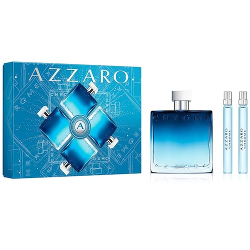 Set Azzaro Chrome 3Pzs 100mL Eau de Parfum