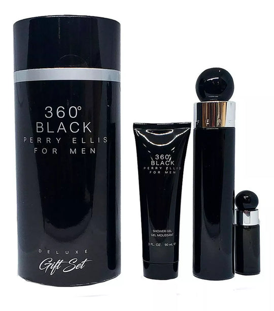 Set 360º Black 3Pzs de Perry Ellis