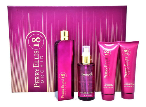 Set Perry Ellis Orchid 4 Pzs de Perry Ellis